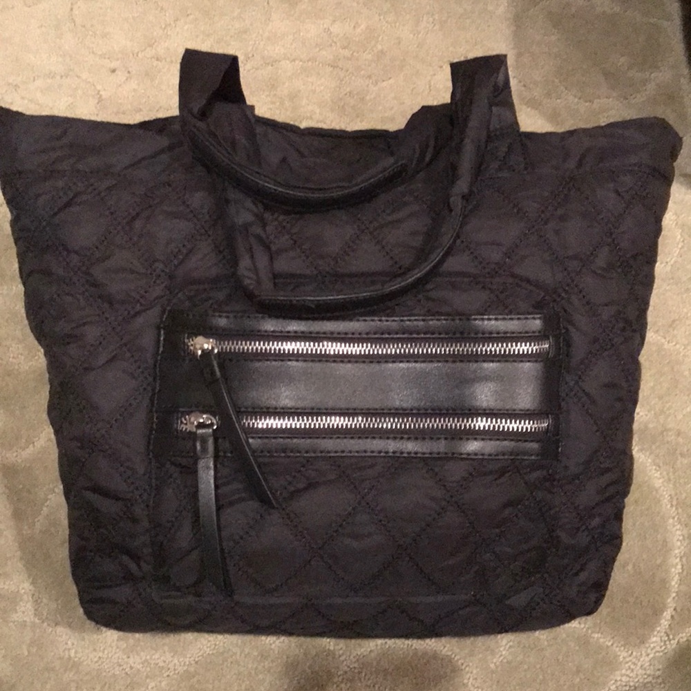 Phase 3 Black quilted handbag
